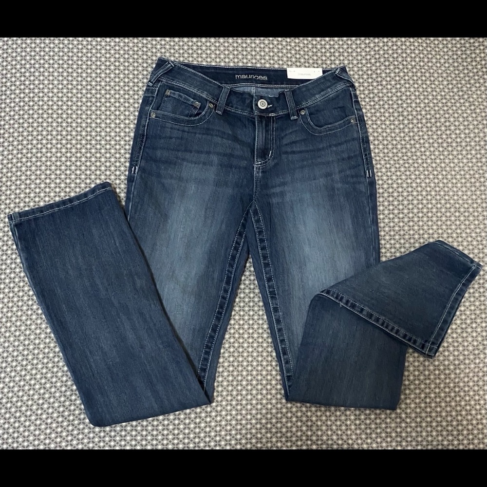 ✨NWT Maurice Jeans Slim Boot Denim Flex Mid Rise